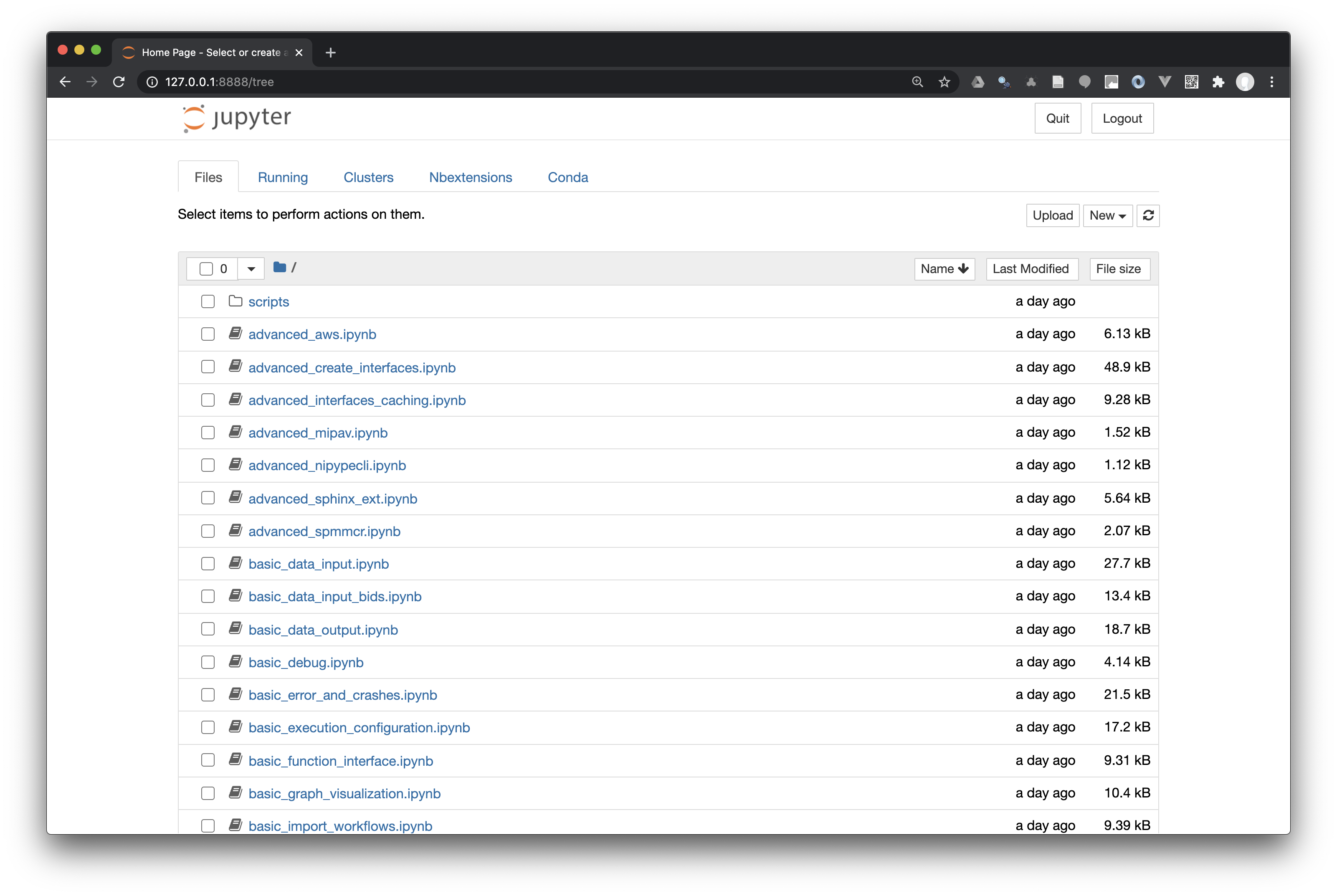 connecting to notebook server