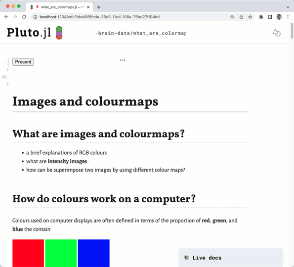 example animation