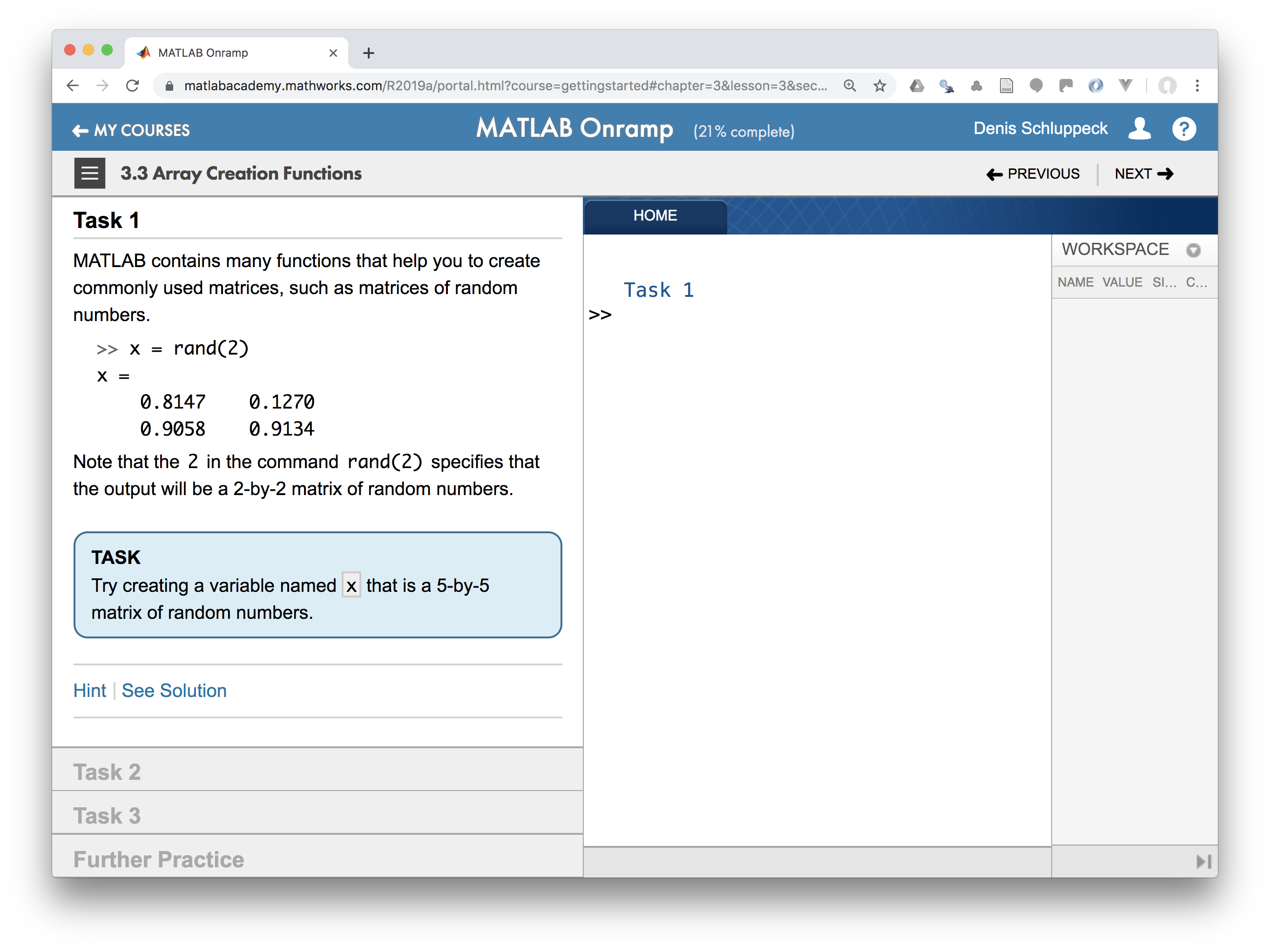 machine learning with matlab course